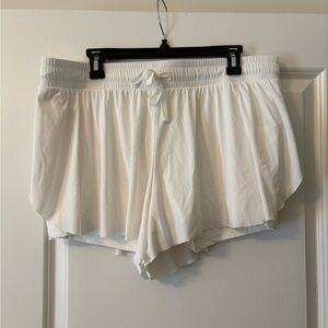 JoyLab White Performance Shorts with Built-In Liner